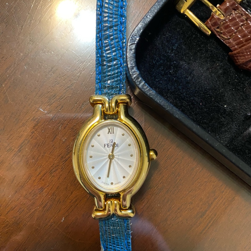 Fendi Women's Gold Multi-Strap Watch